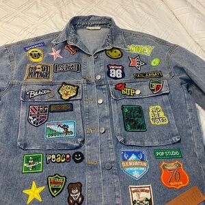 Jade by Jane Patched Denim Jacket